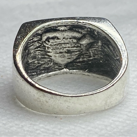 SilverPlated Statement Ring! 7 1/2 - Picture 5 of 9